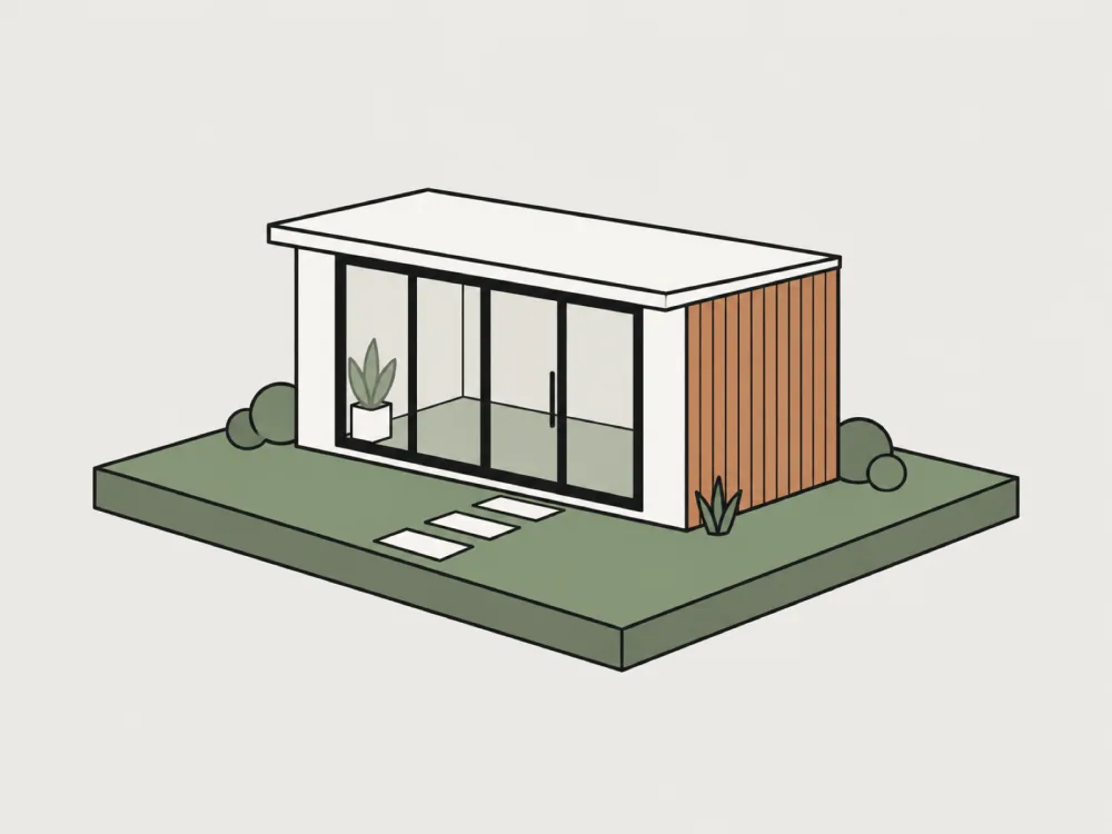 Contemporary garden-room concept